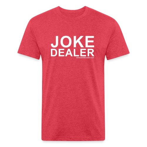 Joke Dealer - Men’s Fitted Poly/Cotton T-Shirt