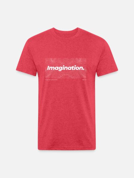 Imagination period - Unisex Poly/Cotton T-Shirt - heather red