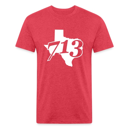 Houston Texas - Men’s Fitted Poly/Cotton T-Shirt