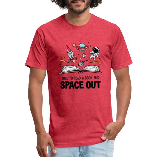 Time to Read a Book and Space Out - Unisex Poly/Cotton T-Shirt