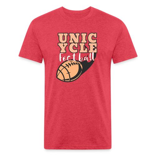 Unicycle Football - Unisex Poly/Cotton T-Shirt