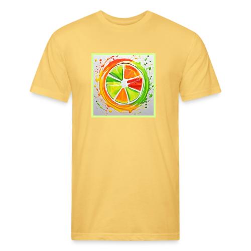 Citrus Splash Design - Unisex Poly/Cotton T-Shirt