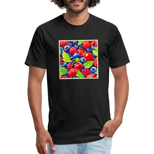 Summer Berry Medley - Unisex Poly/Cotton T-Shirt
