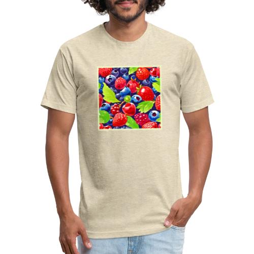 Summer Berry Medley - Unisex Poly/Cotton T-Shirt