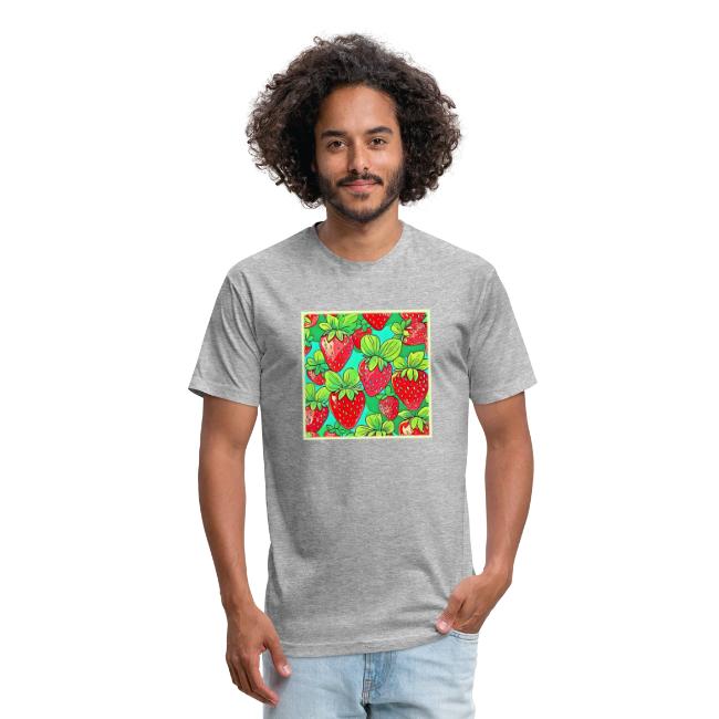 Strawberry Pop Art Pattern