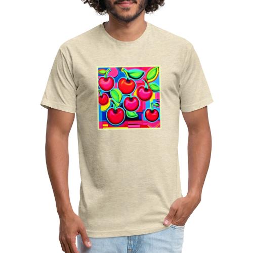 Pop Art Cherry Burst - Unisex Poly/Cotton T-Shirt
