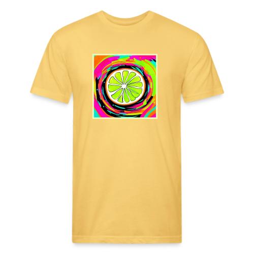 Lime Slice Pop Art - Unisex Poly/Cotton T-Shirt