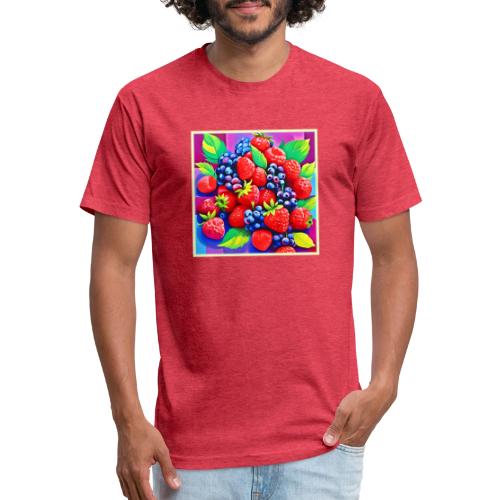 Fresh Berry Bounty - Unisex Poly/Cotton T-Shirt