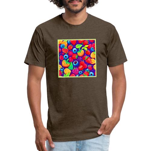 Citrus & Berries Burst - Unisex Poly/Cotton T-Shirt