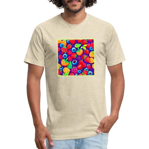 Citrus & Berries Burst - Unisex Poly/Cotton T-Shirt