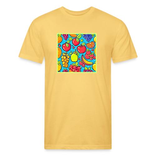 Fruitful Pattern Design - Unisex Poly/Cotton T-Shirt