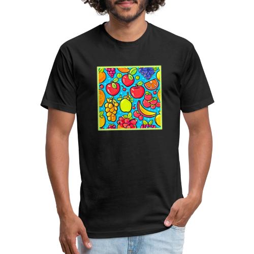 Fruitful Pattern Design - Unisex Poly/Cotton T-Shirt