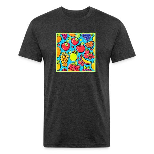 Fruitful Pattern Design - Unisex Poly/Cotton T-Shirt