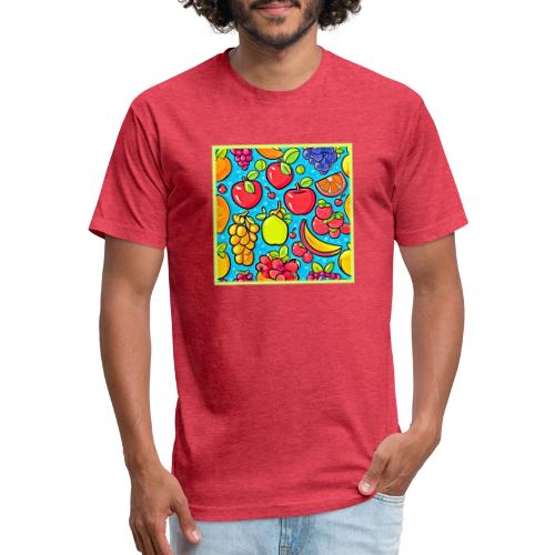 Fruitful Pattern Design - Unisex Poly/Cotton T-Shirt