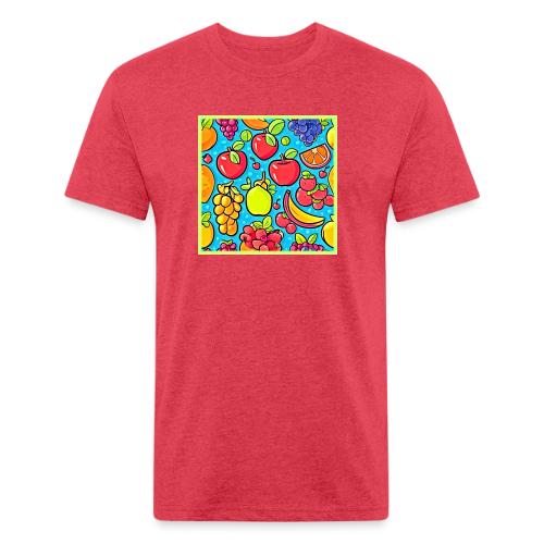 Fruitful Pattern Design - Unisex Poly/Cotton T-Shirt