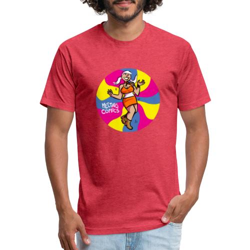 MEETING COMICS: ELLIE DANCING T-SHIRT - Fitted Cotton/Poly T-Shirt by Next Level