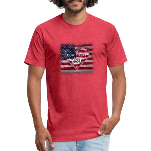 1776-2026 | 250 Years USA - Unisex Poly/Cotton T-Shirt