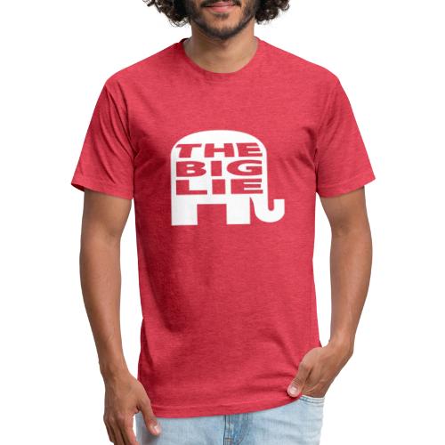 The Big Lie GOP Logo - Fitted Cotton/Poly T-Shirt by Next Level