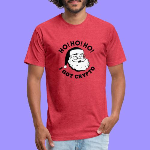 Ho Ho Ho I Got Crypto - Christmas Santa Clause - Unisex Poly/Cotton T-Shirt