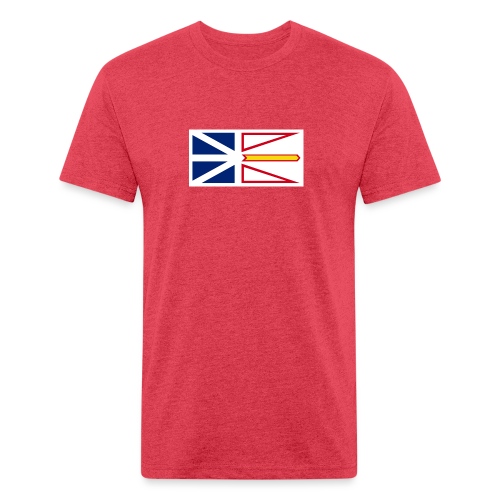 1200px Flag of Newfoundland and Labrador svg - Men’s Fitted Poly/Cotton T-Shirt