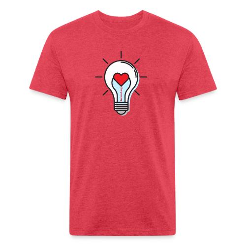 FUMCSD Heart Light Blub with White Bulb - Unisex Poly/Cotton T-Shirt