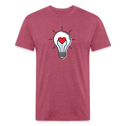 FUMCSD Heart Light Blub with White Bulb - Unisex Poly/Cotton T-Shirt