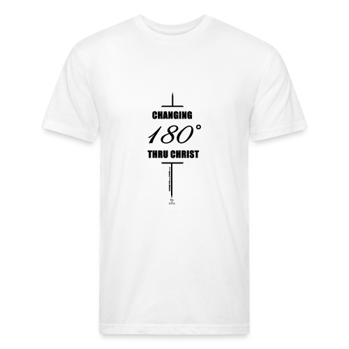 Changement à 180 degrés grâce au CHRIST - T-shirt ajusté en polycoton pour hommes