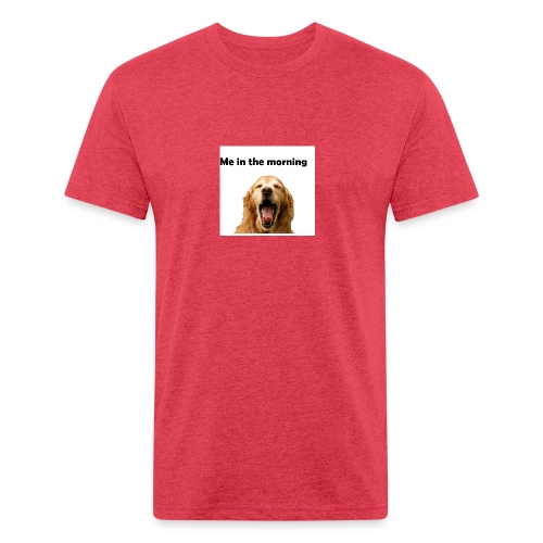 doggo - Men’s Fitted Poly/Cotton T-Shirt