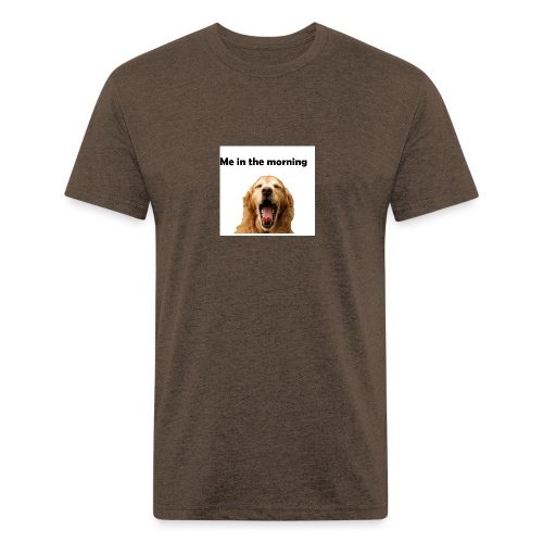 doggo - Men’s Fitted Poly/Cotton T-Shirt