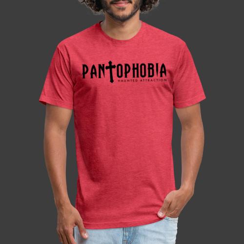 Pantophobia Logo Apparel - Men’s Fitted Poly/Cotton T-Shirt