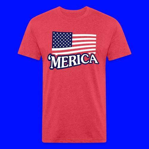 MERICA - Unisex Poly/Cotton T-Shirt