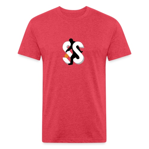 SS Logo - Men’s Fitted Poly/Cotton T-Shirt