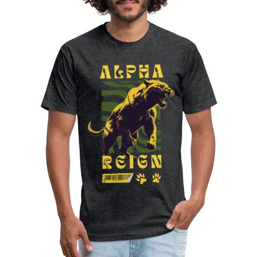 Unleash The Inner Alpha: Fierce Animal Print - Unisex Poly/Cotton T-Shirt
