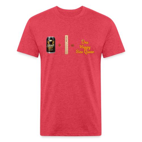 Happy Size Queen - Unisex Poly/Cotton T-Shirt