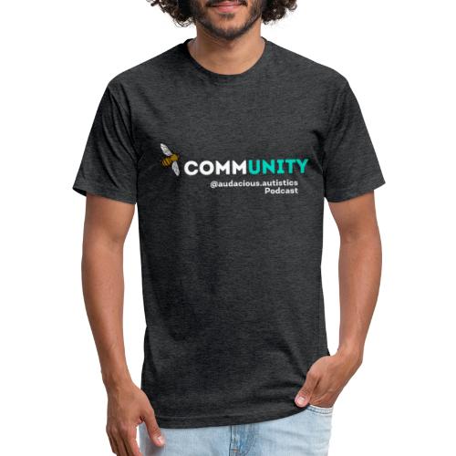 Bee Community - Men’s Fitted Poly/Cotton T-Shirt