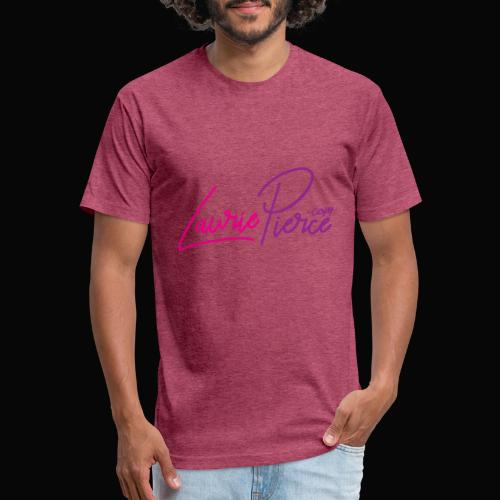 LauriePierce.com Logo - Fitted Cotton/Poly T-Shirt by Next Level