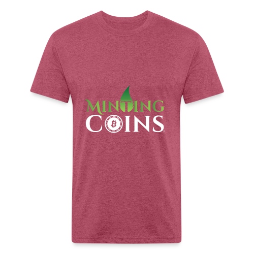Minting Coins - Fitted Cotton/Poly T-Shirt by Next Level