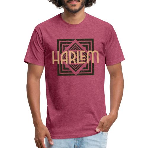 Harlem Sleek Artistic Design - Fitted Cotton/Poly T-Shirt by Next Level