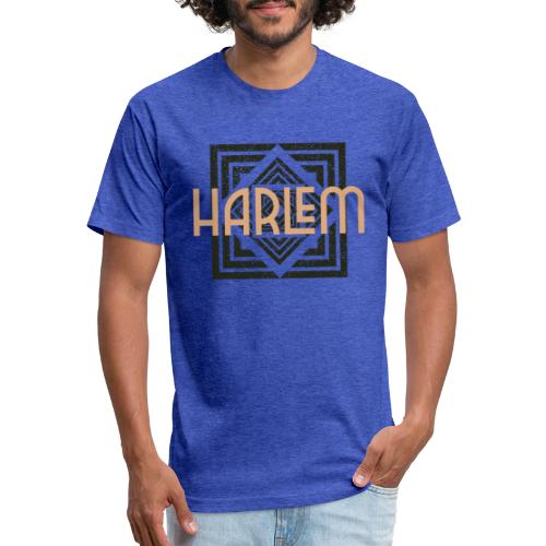 Harlem Sleek Artistic Design - Fitted Cotton/Poly T-Shirt by Next Level