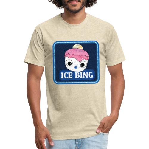 ICE BING G - Fitted Cotton/Poly T-Shirt by Next Level