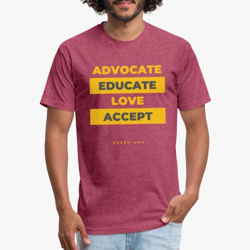 advocate - Fitted Cotton/Poly T-Shirt by Next Level