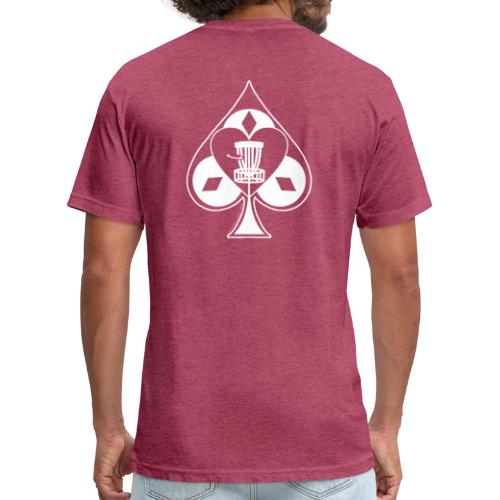 Disc Golf Lucky Ace Shirt or Prize - Fitted Cotton/Poly T-Shirt by Next Level