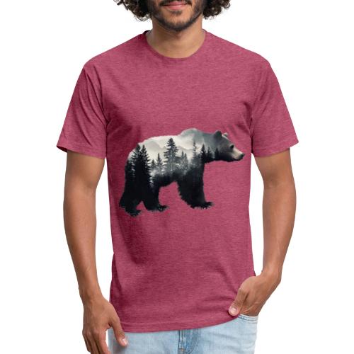 Forest Within the Bear - Unisex Poly/Cotton T-Shirt