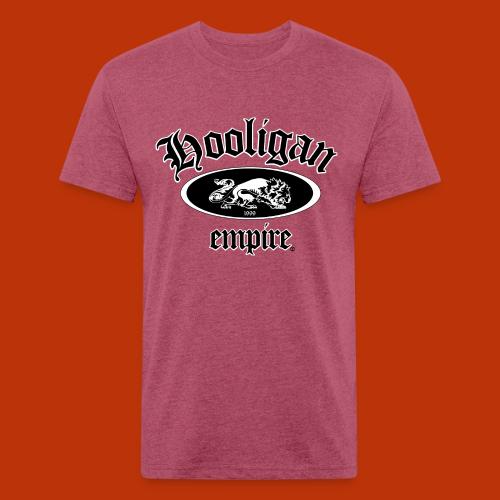 Hooligan Empire Lion Black - Men’s Fitted Poly/Cotton T-Shirt