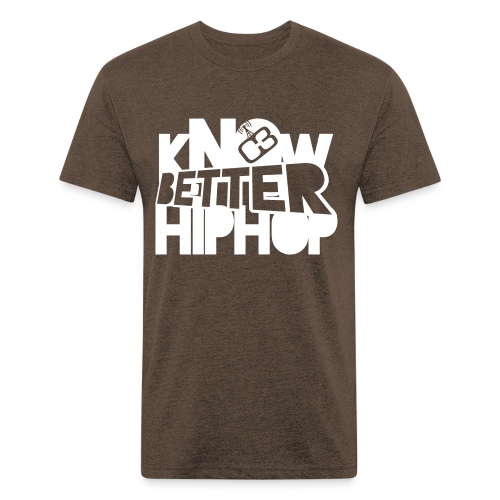 kNOw BETTER HIPHOP - Men’s Fitted Poly/Cotton T-Shirt