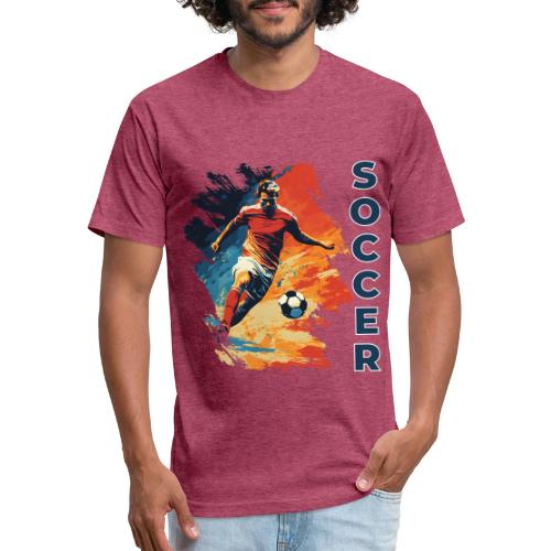 Soccer Action Pulse - Unisex Poly/Cotton T-Shirt