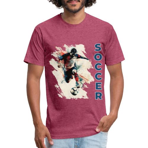 Soccer Power Move - Unisex Poly/Cotton T-Shirt