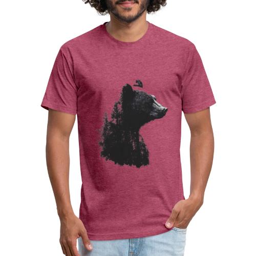 Forest Within the Bear - Unisex Poly/Cotton T-Shirt