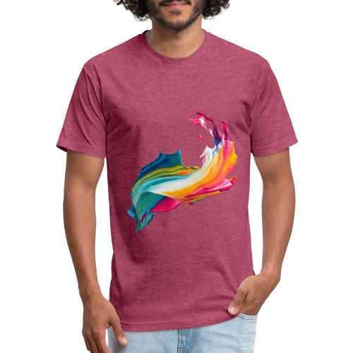 Spectrum Stream - Unisex Poly/Cotton T-Shirt