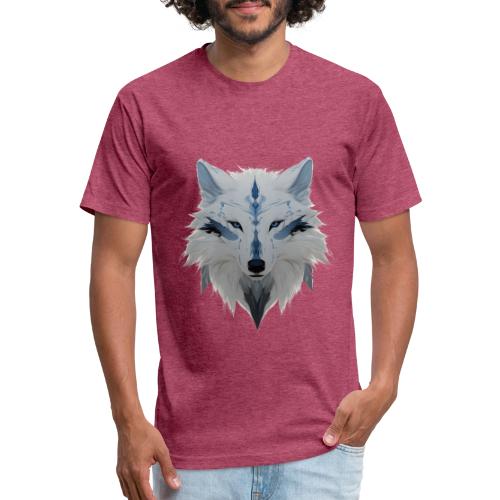 Ivory Grace Wolf - Unisex Poly/Cotton T-Shirt